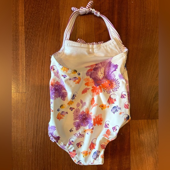 Janie Jack One Piece Swimsuit Bathing Suit 6-12mo - Picture 4 of 4